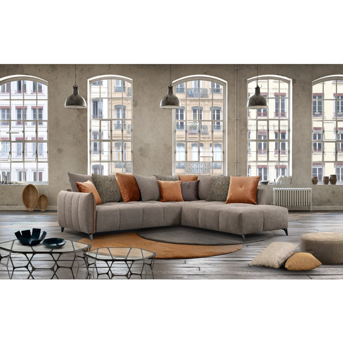 Canapé d'angle NEW LARRAU Avec Fonction Lit + Coffre