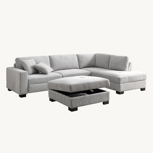 Canapé D'angle NOVA Avec Pouf