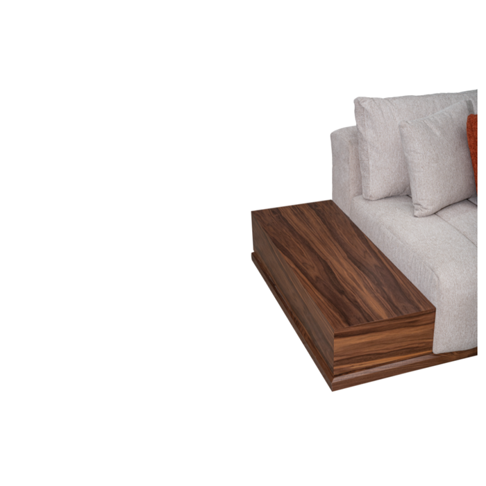 SALON NEW ELEGENT Gauche - Taupe