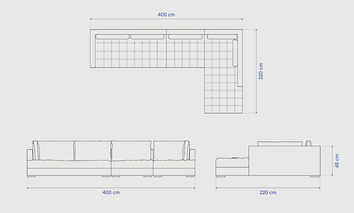OLIKA GM , Salon en L