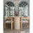 Angela Travertine Oval Dining Table