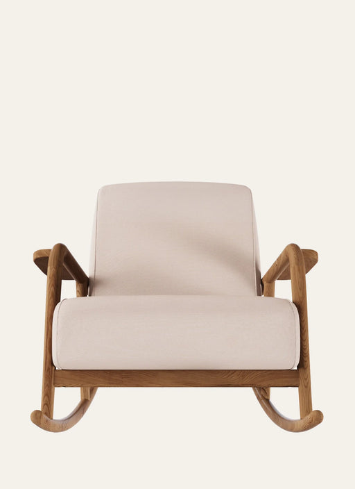 BONY ROCKING ARMCHAIR CREAM