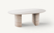 Angela Travertine Oval Dining Table