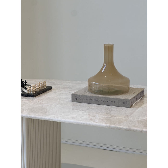 Adora Marble Oval Dining Table