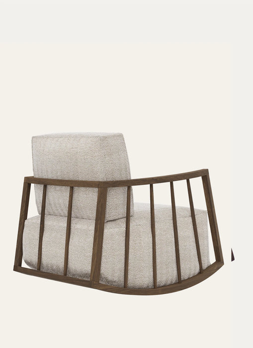 Mama Rocking Chair - Cream, Ashy Oak