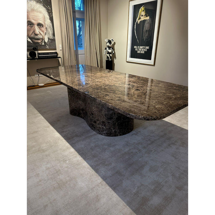 Riverwave Organic Dark Emparador Dining Table