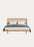 PERA BED WITH CANE HEADBOARD - 200 CM