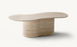Riverwave Organic Travertine Dining Table