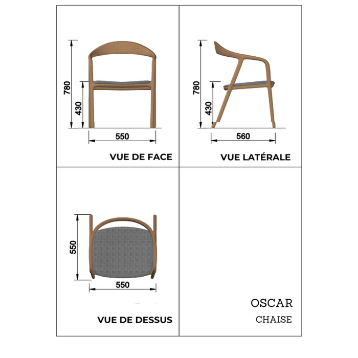 Chaise OSCAR