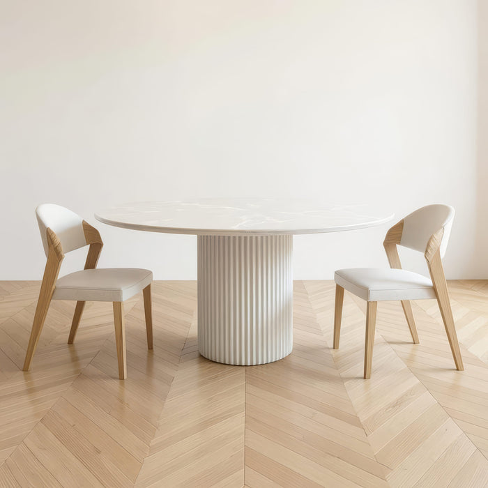 Adora Marble Round Dining Table