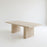 Jasmin Travertine Rectangular Dining Table