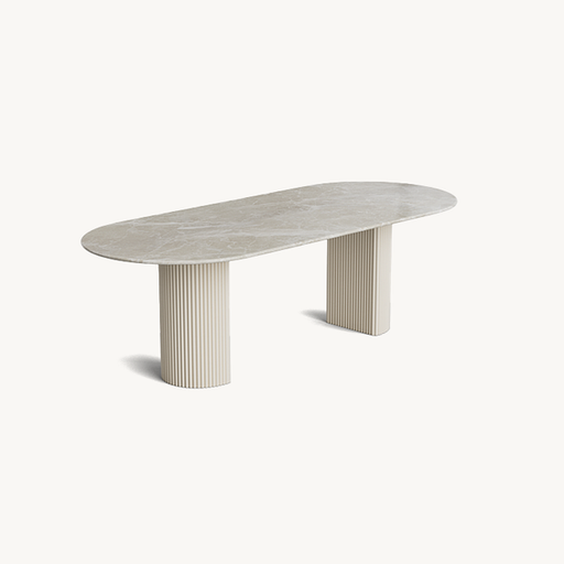 Adora Marble Oval Dining Table