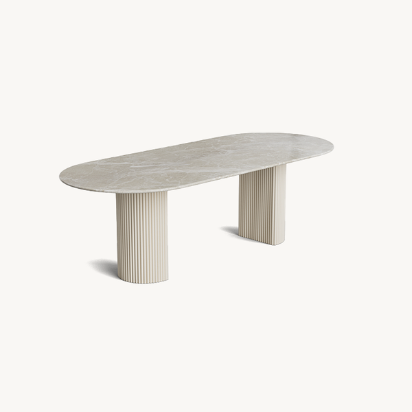 Adora Marble Oval Dining Table