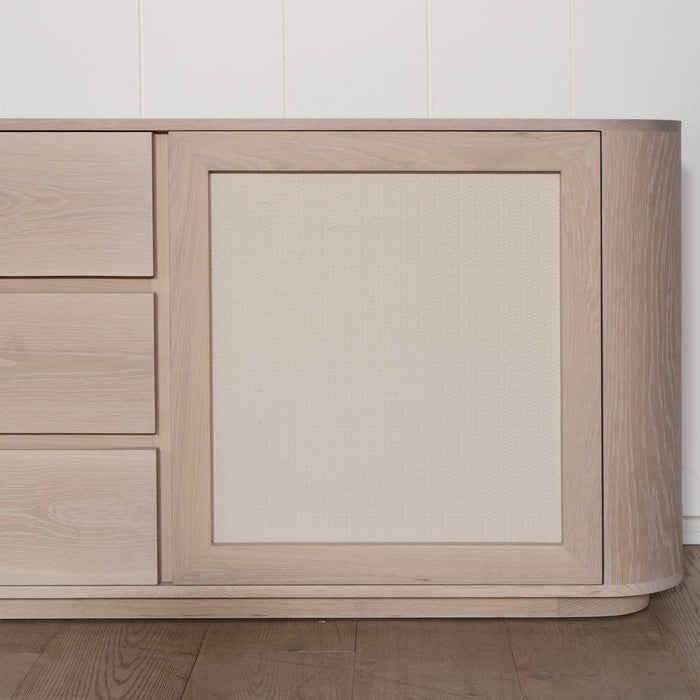 Melo Media Curved Console