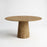 Amaro Noche Travertine Round Dining Table