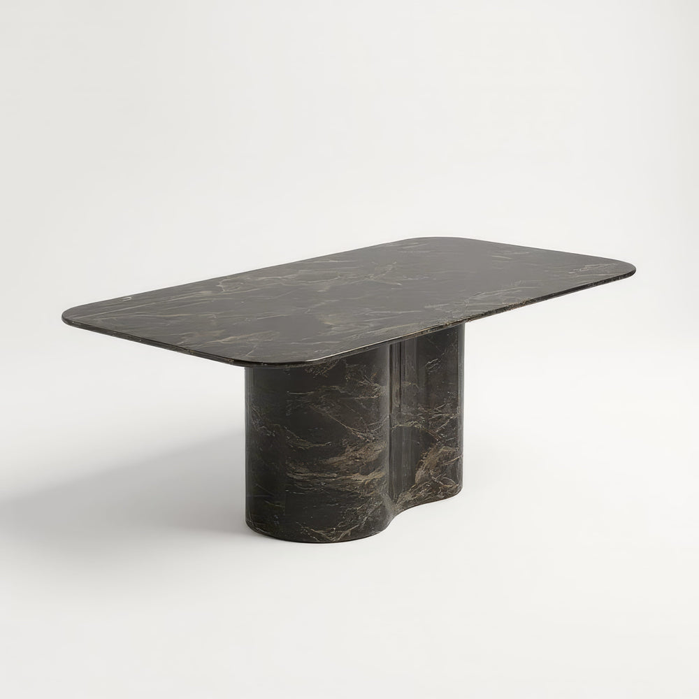 Riverwave Organic Dark Emparador Dining Table