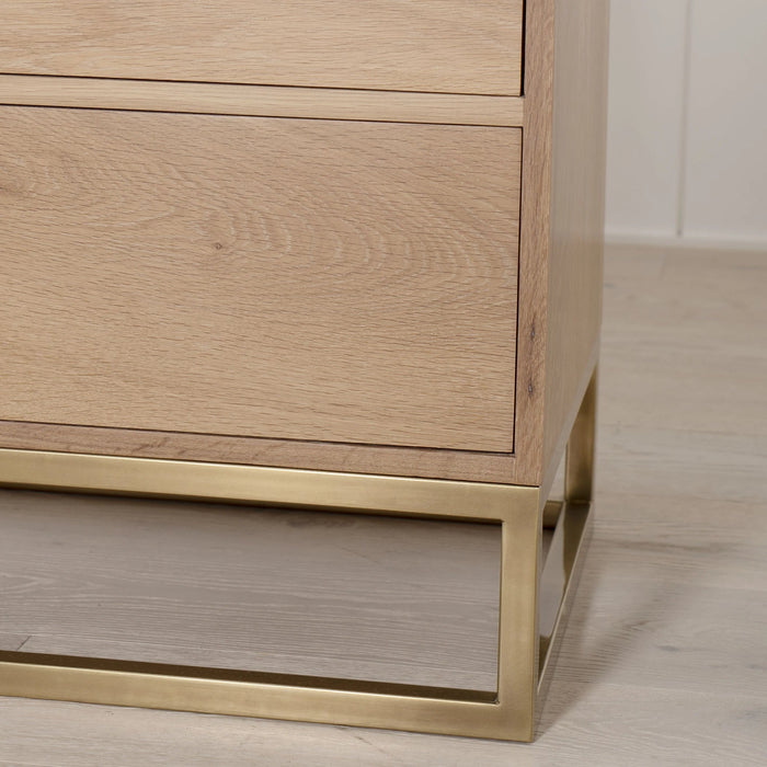 Structure - Brass Base Nightstand