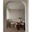 Dyara Travertine Oval Dining Table