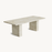 Jasmin Travertine Rectangular Dining Table