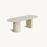 Angela Travertine Oval Dining Table