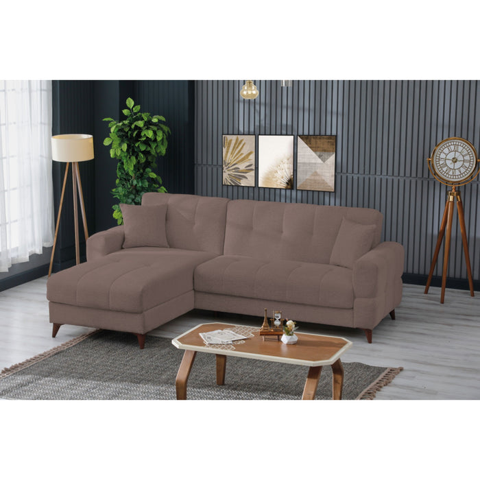 Canapé d'angle VERSAY réversible avec fonction lit