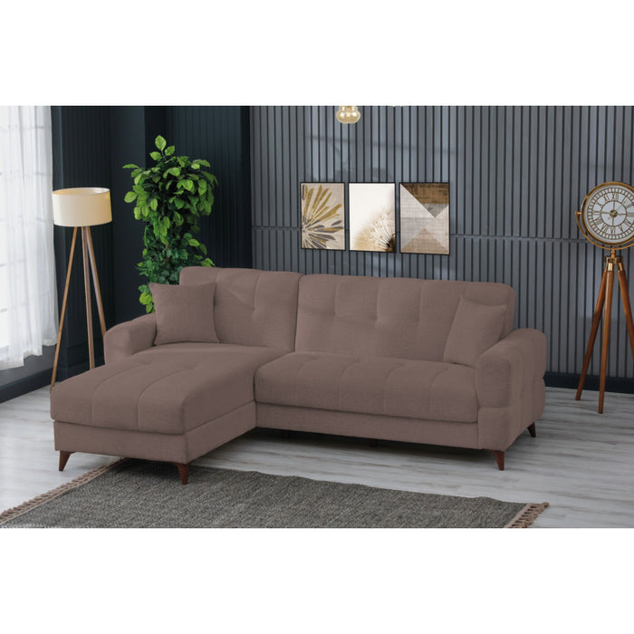 Canapé d'angle VERSAY réversible avec fonction lit