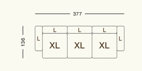 Canapé modulaire SET 05