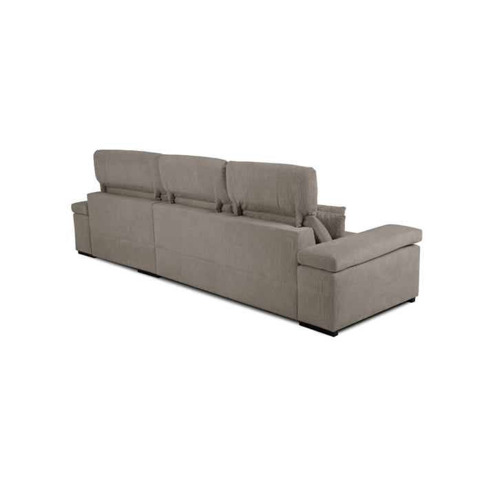 CANAPE D'ANGLE WILBUR REVERSIBLE + Fonction lit + Rangement